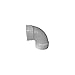 Genova Products 72840 4" Sch. 40 PVC-DWV 90? Sanitary Elbows