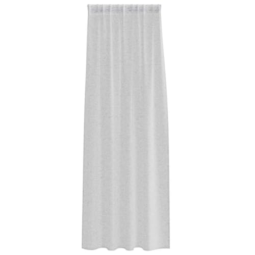 Rideau en voile thermique gris clair isolant pour l'intimité - 4