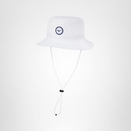 Mizuno Womens Golf Bucket Hat, White, X-Large US