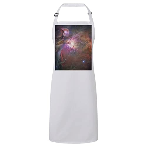 Tablier Cuisine Espace Galaxie Astronomie Blanc Nébuleuse d'Orion Etoile