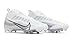 Nike Men's Vapor Edge Pro 360 Football Boots Soccer Cleats, White Black Metallic Silver, 12