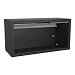 Sealey Armario de Pared Modular Frontal Tambour, Negro, 680 mm