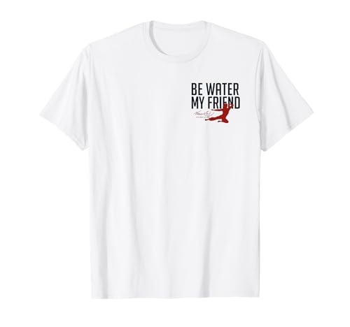 Bruce Lee Be Water My Friend Small Pocket Logo Camiseta