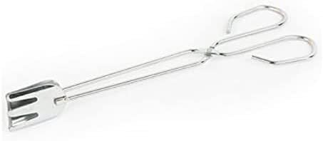 Pinzas de acero inoxidable, pinzas de cocina, camping, cocina, barbacoa, cocina, tamaño: 25 cm, pinzas de acero inoxidable para alimentos, cocina, clip de pan anticalor
