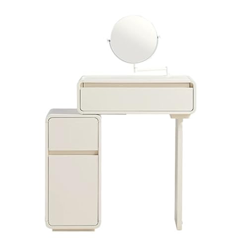 Escritorio de tocador ajustable con espejo