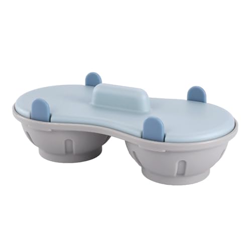 Cuece Huevos Microondas,2 Escalfadores de Huevos para Microondas,Hervidor de Huevos al Vapor,Huevo Poche,Cocedor de Huevos,Hervidor de Huevos Antiadherente y Rápido, Color Azul