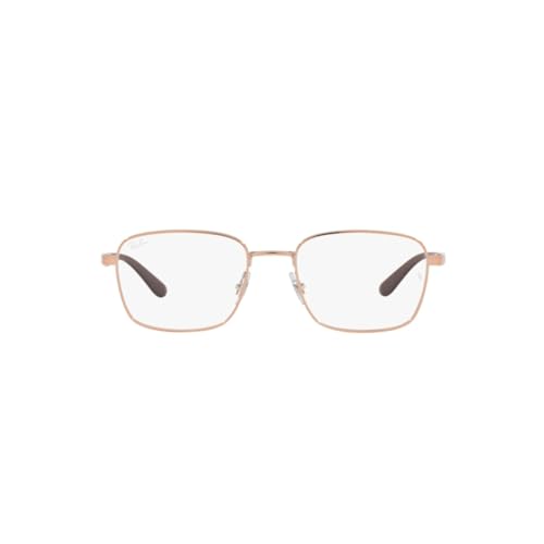 Image of Ray-Ban Unisex Rx6478 Rectangular Prescription Eyewear Frames, Copper /Demo Lens, 53 mm