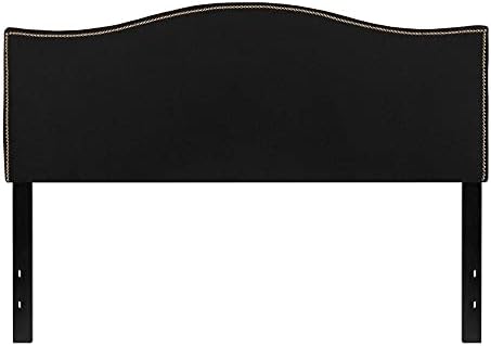 Flash Furniture Upholstered Headboard, Queen, Black