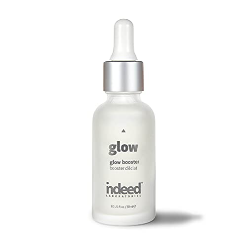 INDEED LABS Glow Booster Facial Glow Enhancing Serum - Natural Hydrating Face Serum - Anti Aging Oil from Natural Ingredients 1.0 fl oz