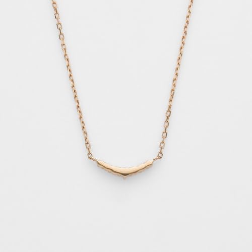 [アガット] 《WEB限定》K10ダイヤモンドネックレス（ピンクゴールド） ホワイトその3