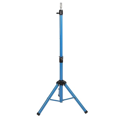 Support perruque trépied Pilipane bleu réglable en aluminium stable - 3
