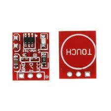 REDTTP223 Red TTP223 Touch Button Module Capacitor Type Single Channel ...