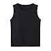 AMIYAN Toddler Cotton Tank Tops Sleeveless Undershirts for Boys and Girls Black 3-4T 110