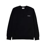 No secar en secadora Carhartt Sudadera sin Capucha Hombre Verano (Negro, XXL)