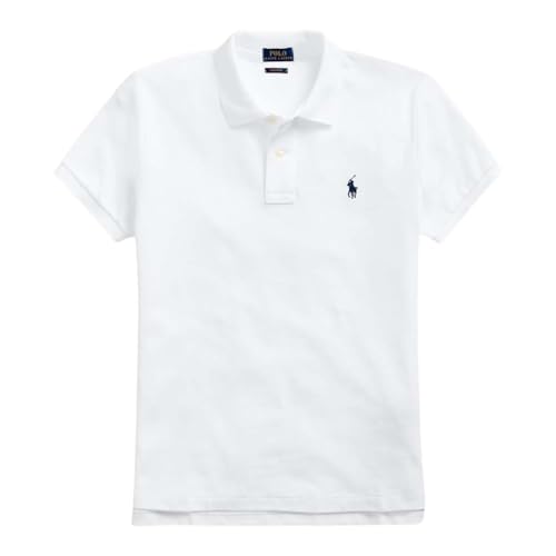 Concept Kart Women's White Classic Fit Mesh Polo Shirt, Premium Casual Half Sleeve Top for Women