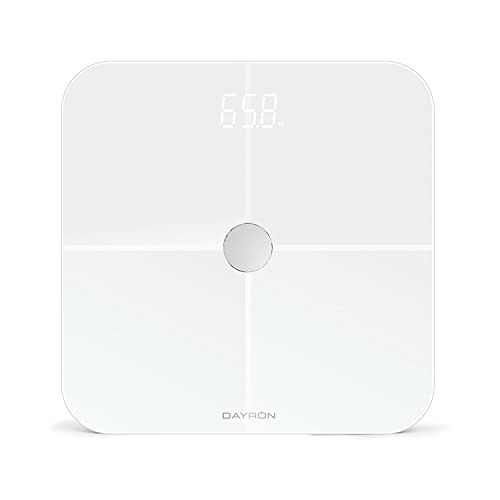 Báscula de Baño Inteligente Bluetooth con App hasta 8 Perfiles Health Dayron