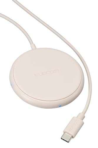 �G���R�� ���C�����X�[�d�� Qi ���K�F�ؕi �R���p�N�g�T�C�Y 5W �P�[�u�����(1m) ����~�߃p�b�h ����m�F�pLED USB�[�d��͕ʔ��� �s���N W-QA25PN