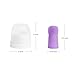 Ubbi Baby Silicone Finger Toothbrush with Storage Case, Food-Grade Platinum Silicone, Oral Care for Infants and Babies, 2 Pack, Smoothie Purple