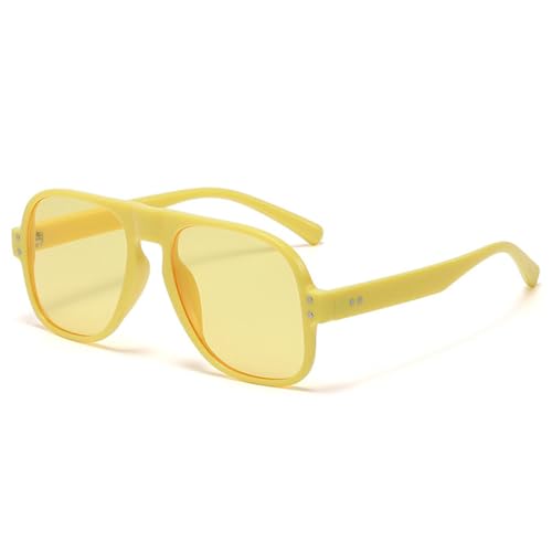 Lunettes de soleil rétro à verres verts pour femmes et hommes amateurs de mode