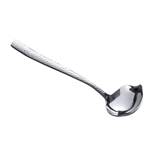 FUNNETOYU Cuchara De Martillo Inoxidable Para Aceite De Cocina Cuchara Sopera Utensilios De Cocina
