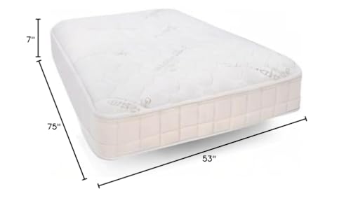 Naturepedic 2-in-1 Organic Kids Mattress with 546 microcoils + 364 Support coils - Full Mattress with Quilted Top and Waterproof Layer - Firm for Kids - Image 2