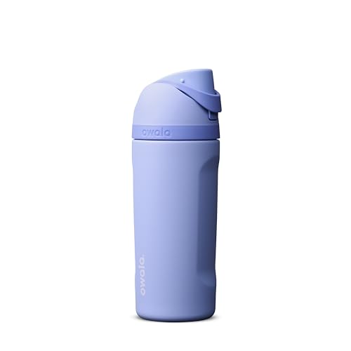 Image of Owala FreeSip Insulated Stainless Steel Water Bottle with Straw, BPA-Free Sports Water Bottle, Great for Travel, 16 Oz, Out of the Blue