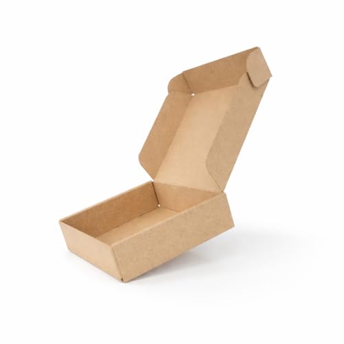 Corrugated Shipping Boxes 9x6x4Inches, 30Pack Kraft Cardboard Literature Mailers, Durable Small Business Mailing Boxes for Packaging & Shipping Supplies, Brown,Shipping boxes made from recycled paper — view 3