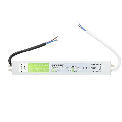 Transformateur LED 24V en aluminium étanche IP67 haute durabilité