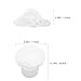 Sosoport Static Breathable Work Hat with Open Mesh for Hair and Scalp Protection Unisex Industry Protective Cap for Electronics Food Processing Pharmaceutical Environments White