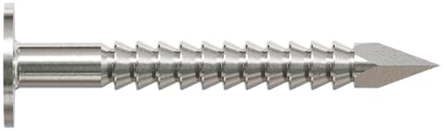 Simpson Strong Tie T310ARN1 3D Roofing Tile and Slating Nails 1-1/4-Inch and 10-Gauge, Ring Shank 316 Stainless Steel, 1-Pound, 166 Nails