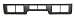 OE Replacement Ford Front Bumper Impact Strip (Partslink Number FO1057272)