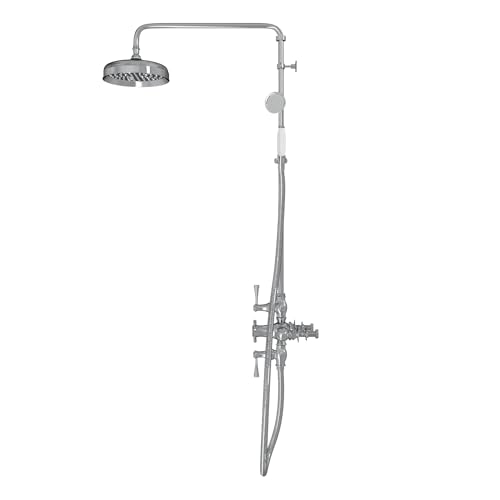Image of Abbey 10 x 22 Shower Faucet Set with Handshower, Chrome