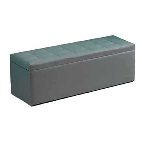 IBOWZ Puff Almacenaje, Puf Reposapiés Plegable Reposapiés Reposapiés Taburete con Almacenamiento Reposapiés Rectangular Taburete para Livin
