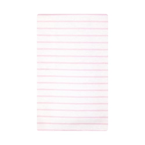 Image of Hudson Baby Infant Girls Cotton Flannel Burp Cloths 10-Pack, Pink Daisies, One Size