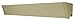 KING KCV2006-A alCove Series Radiant Convection Cove Heater, 47" / 560W / 208V, Almond