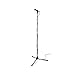 OnStage On-Stage MS7700B Tripod-Base Mic Stand (Setup for Vocal and Instrument Microphones, Adjustable Height, 5/8″-27 Threading, Portable, Folding, Nonslip Rubber Feet, Cable Clip, Steel, Black)