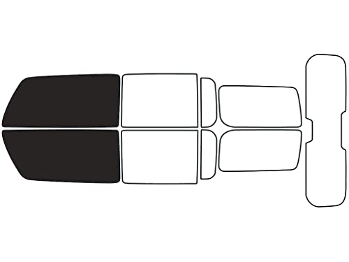 Rvinyl Window Tint Kit Compatible with Hummer H3 2006-2010 - Front Precut Kit - 20%