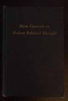 Hardcover Main currents in modern political thought Book