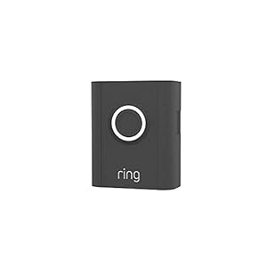 Ring Interchangeable Faceplate for Doorbells – Video Doorbell 3, Video Doorbell 3 Plus, Video Doorbell 4, Battery Doorbell Plus – Galaxy Black
