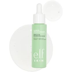 1 of e.l.f. SKIN Blemish Breakthrough Triple-Acid Resurfacing Serum, Hydrating Night Serum For Fighting Blemishes, Helps Improve Skin Tone & Texture