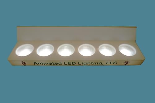 Image of Lighted LED Shot Glass Shelf (Raised Lettering)