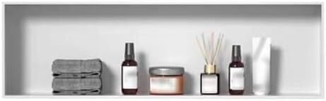 Niche de douche acier inoxydable Bianco finie la rouille étagère murale