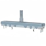 Design coulissant droit de 60 mm : mouvement linéaire lisse pour un contrôle précis du mixage audio, parfait pour les équipements DJ et les consoles de studio.