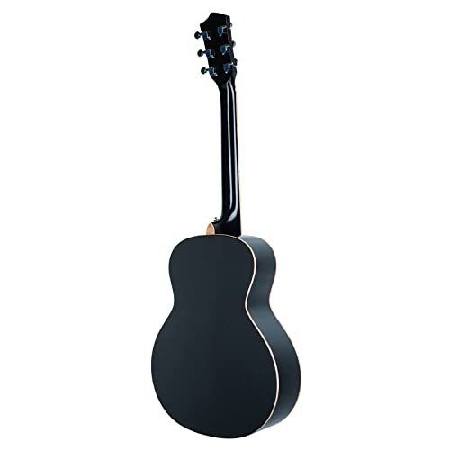 Guitare Folk de Voyage Eagletone HOBO Black – Guitare Acoustique Noire idéale pour Débutant Forme Travel pour Voyager avec Housse Offerte - Les Beatles, Paul McCartney, John Lennon, RIngo Starr, George Harrison Guitare Folk de Voyage Eagletone HOBO Black - Guitare Acoustique Noire idéale pour Débutant Forme Travel pour Voyager avec Housse Offerte – Image 3