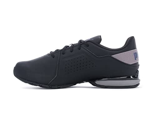 Image of Puma Mens Viz Runner Puma Black-Puma White Running Shoe