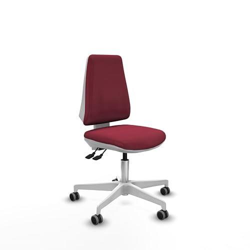 Piqueras y Crespo Silla de Escritorio Elche para 120 kg con Respaldo Regulable en Altura y Mecanismo Asincro, Ideal por su Calidad Precio y certificados