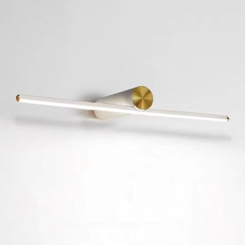 Lámpara de tocador LED, lámpara lineal para baño, luz para cuadros, espejo, lámpara para gabinete, aplique de pared de tira larga, iluminación minimalista para espejo de tocador, para tocador, dormit