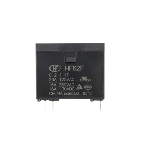 Relé HF62F-012-1HT con aislamiento de alta seguridad 16A 12V CC 3