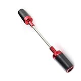 Material CNC-Aluminium + POM HIZORB Schutz Sturzschutz Für Ducati Monster 1100 EVO 2011-2013 2012 Motorrad Sturzschutzpolster Rahmengleiter Teile(Rosso)