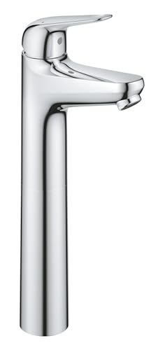 GROHE Swift Mitigeur Monocommande Vasque à Poser, Economie d'Eau, Taille XL, Version Rehaussée, Installation Facile, Chromé, 24331001